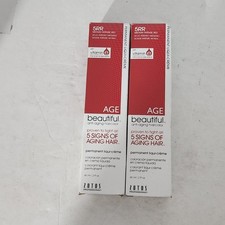 2x AGE beautiful Permanent Hair Color Liqui-Crème 5RR Medium Intense Red 2 Oz