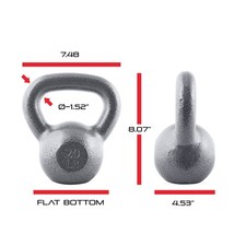 CAP Barbell Cast Iron Kettlebell Single 20 Pounds