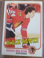 1981-82 TOPPS DOUG WILSON #78 WEST CHICAGO BLACK HAWKS