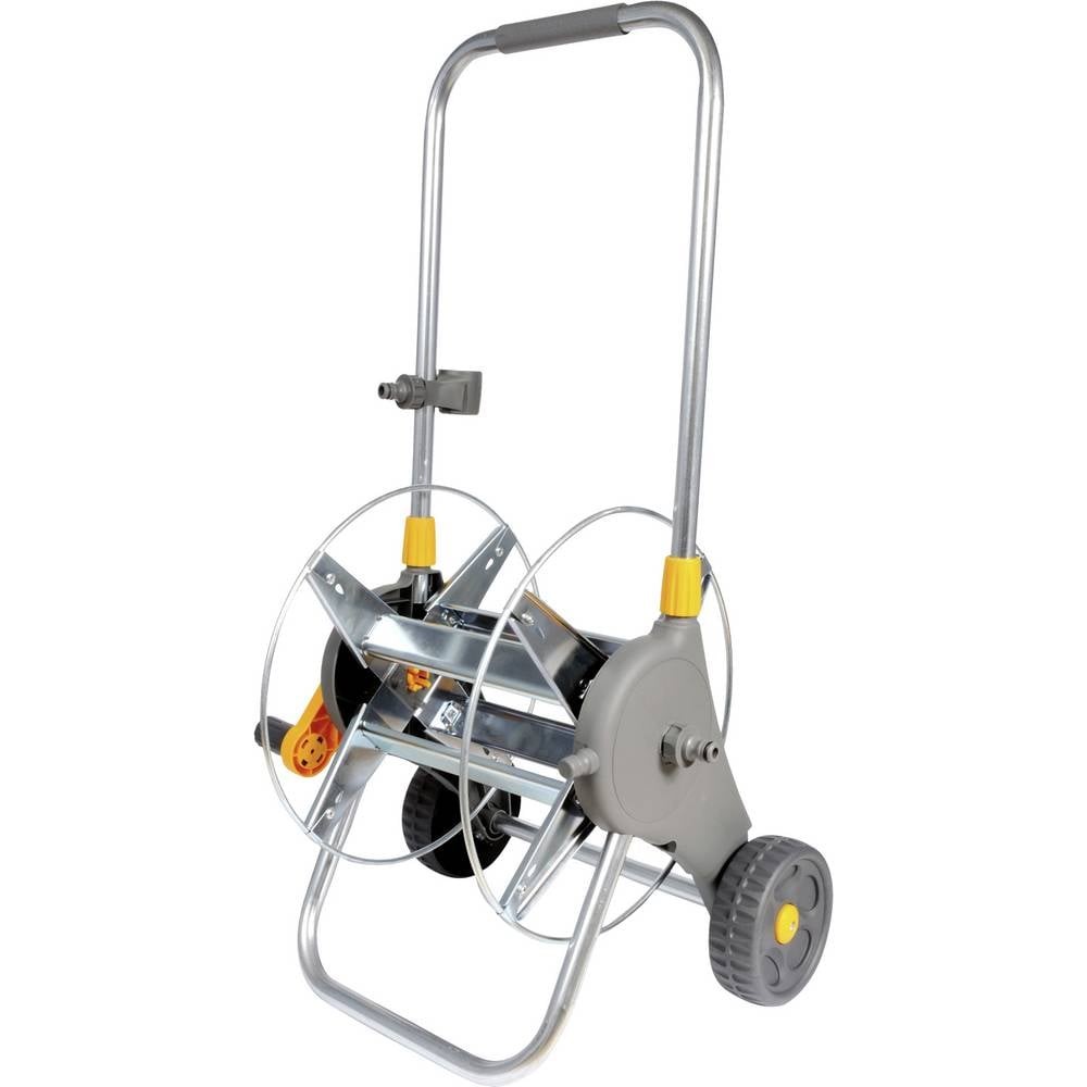 Dévidoir métallique Hozelock pour tuyau 60m 1/2 chariot arrosage jardin extérieur