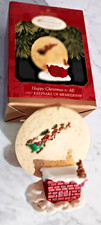 Hallmark Keepsake Collector's Club "Happy Christmas to All" Christmas Ornament