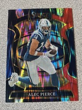 2025 Panini Select - Concourse Alec Pierce #32 Black & Red Shock Prizm