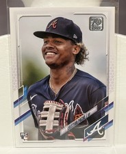 2021 TOPPS UPDATE US295 CRISTIAN PACHE SP SHORT PRINT VARIATION BRAVES RC MLB 