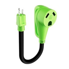 RV Adapter Plug 30 Amp to 15 Amp 110 Volt 15A Male to 30A Female Grip Handle