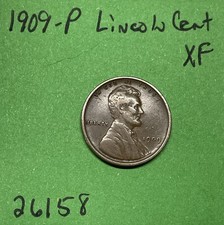 1909-P Lincoln Wheat Cent / Penny 1c Xf Extra Fine See Pictures