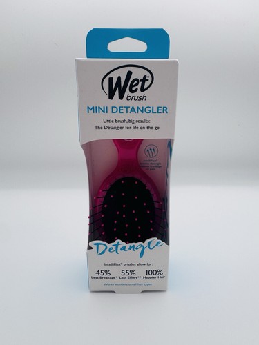 Nassbürste Mini Entwirrer Haarbürste Rosa | Neu im Karton - Bild 1 von 6