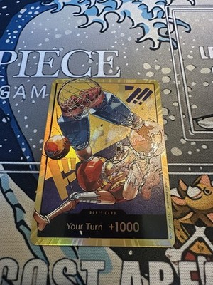One Piece x Lakers - Franky - Custom Gold Don Card English Textured With Foiling