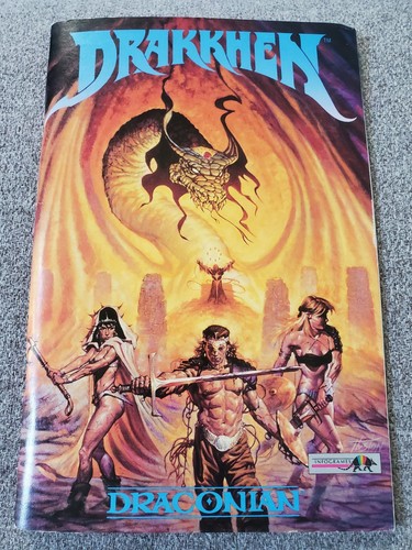 Vintage Drakkhen Big Box Draconian manuals & inserts set - IBM PC - Afbeelding 4 van 12