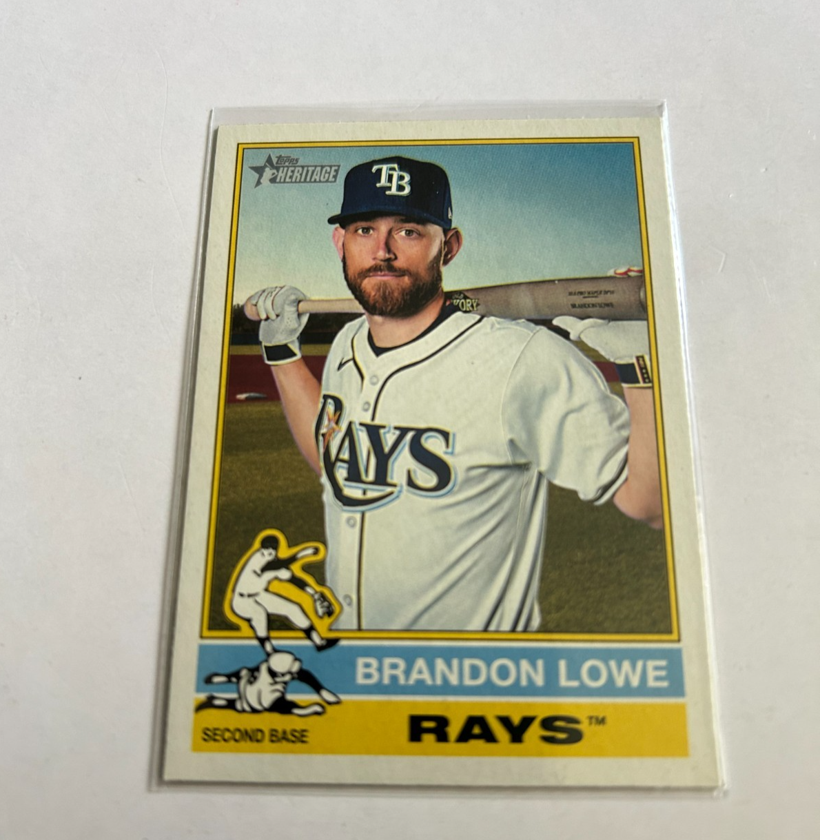 2025 Topps Heritage - High Number SP Brandon Lowe #488