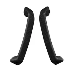 2pc Black Interior Car Door Pull Handles for 1969-77 C3 Base Corvette Conv / Cpe