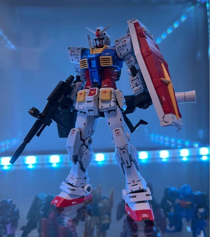Bandai RG RX-78-2 Gundam Ver.2.0 Built Model Finished Gunpla Used
