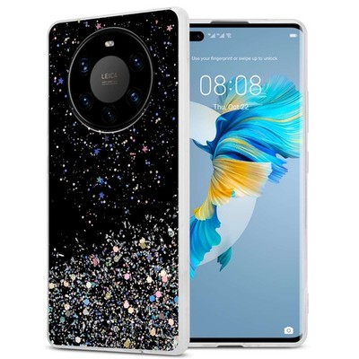 Hülle für Huawei MATE 40 PRO Schutz Handyhülle TPU Silikon Case Cover Glitter