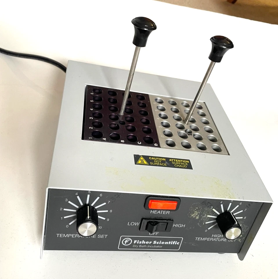 Incubadora de baño seco Fisher Scientific 11-718-2, 2 bloques 1,5/2 Foto 2 de 4