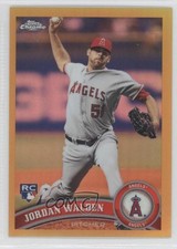 2011 Topps Chrome Gold Refractor 42/50 Jordan Walden #183 2f9