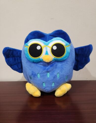 Blue Plush Owl