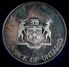 1977 QUEEN ELIZABETH II SILVER JUBILEE TROY OZ. FINE SILVER PROVINCE OF ONTARIO