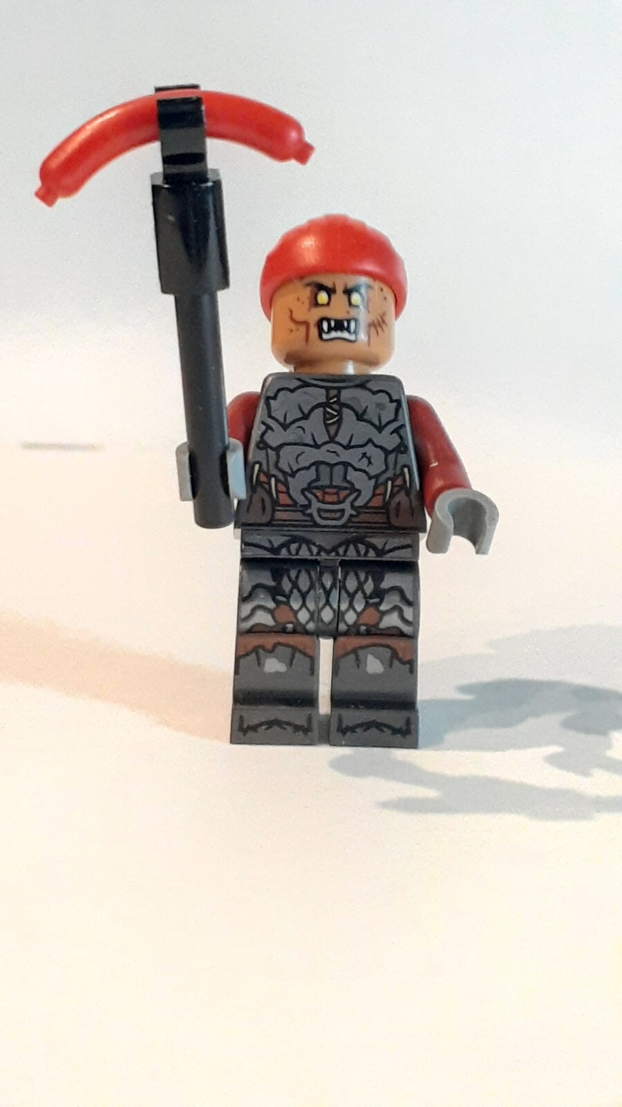 Lego Barad Dur Brown Orc with red bandana Minifigure From 10333 NEW UNDISPLAYED