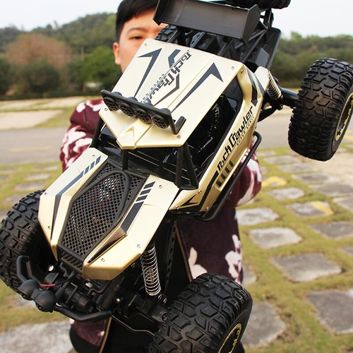 1:8 RC Car Monster 50CM Truck 2.4GHz Big Wheel Kids Toy 4WD OFF-ROAD Two Battery - Picture 3 of 18