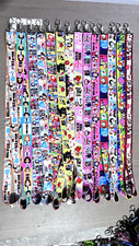 20pcs cartoon anime mix Neck Strap Lanyard Key chain ID Phone Card Badge Holder