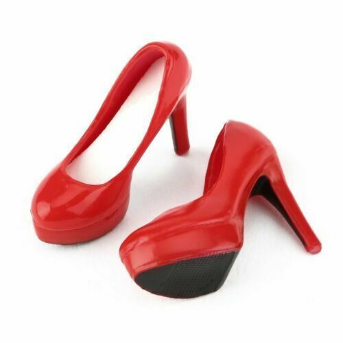 1/6 Female Red High Heeled Shoes Model Fit 12'' JIAOU Doll Action Figure Body - Picture 1 of 2