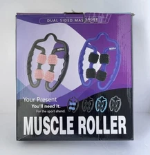 Muscle Relaxer Roller Body 360Degree Dual Sided Massager Sport Fitness MZOXJ.