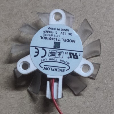 1PC 37mm ASUS ATI NVIDIA VGA Video Card Fan 26mm 2Pin T124010DL #H268H YD