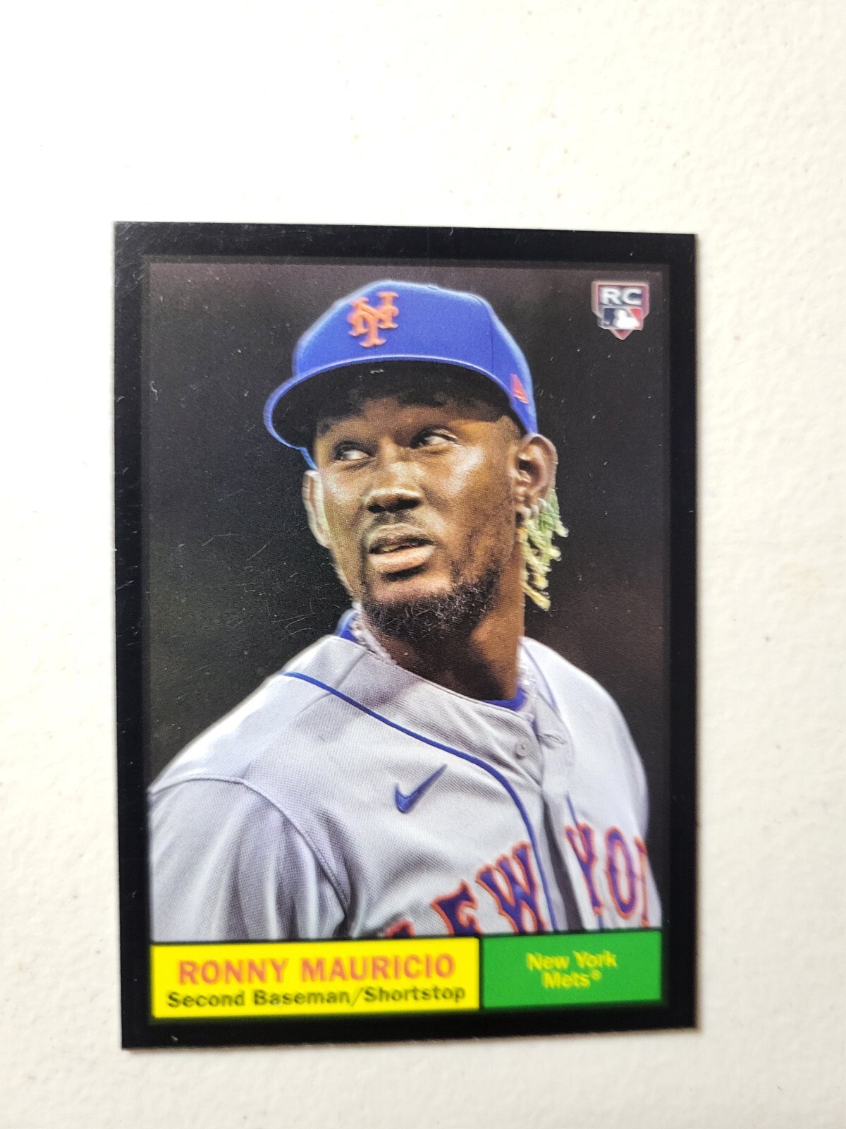 2024 Topps Archives 1961 Topps #49 Ronny Mauricio RC Black Foil NM