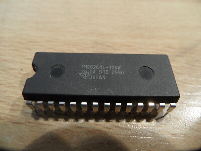 IC ICs  TMS6264L - 12NW  GA  318 2990 Japan  JB 26  28 PIN  Microprocessor