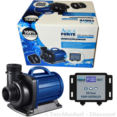 AquaForte DM Vario 20000 regelbare Teichpumpe Filterpumpe Koi Teich Filter Pumpe