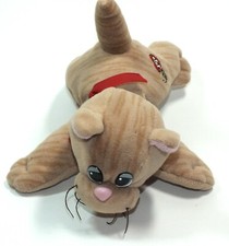 Vintage Pound Purries Tonka Plush Small Kitten Cat Stuffed Animal Tan Brown P19