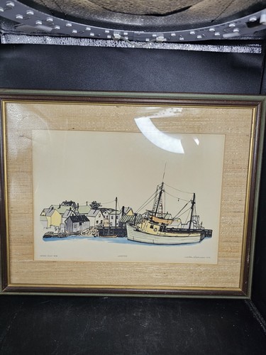 Martin Silverman, "Wharfside," Serigraph Nautical Print - Picture 6 of 11