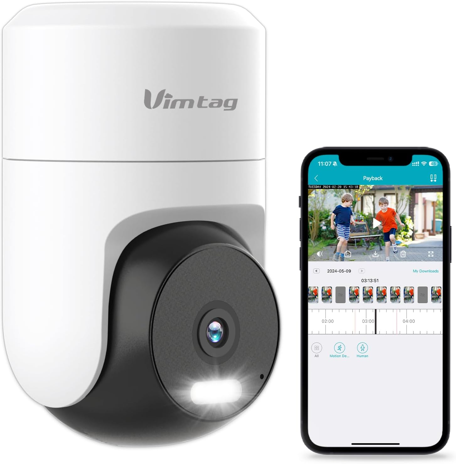 Security Camera, 3.5K/6MP 360° Outdoor/Indoor Wired Plug-In 2.4G Wi-Fi Camera wi-image