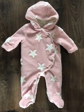 Next baby girl snowsuit 6-9 months
