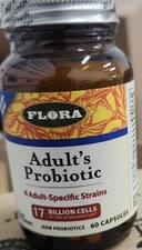 Flora - Adult's Probiotic Blend 60 Vegetarian Capsules EXP 10/23