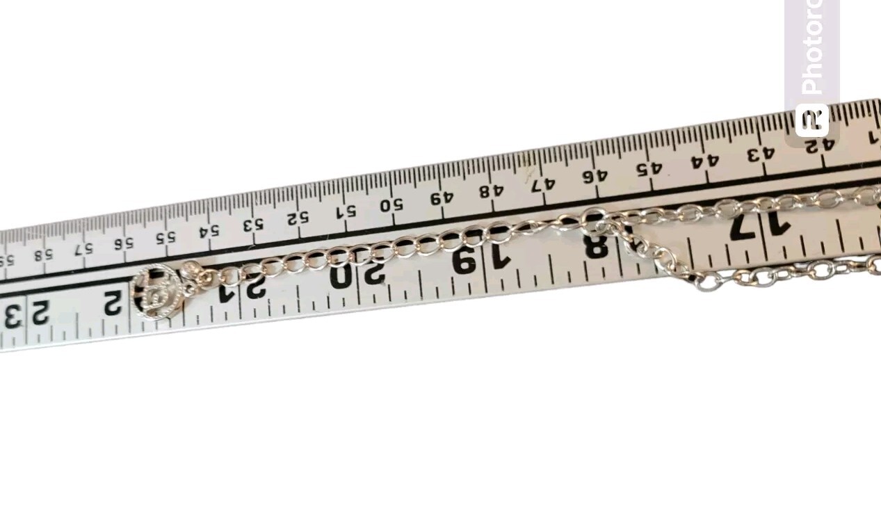 Erica Lyons Shell Silvertone Chain Double Strand … - image 6