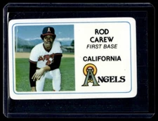 ROD CAREW 1981 PERMA GRAPHICS SUPER STAR CREDIT CARD
