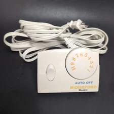 Biddeford TC11BA Electric Blanket Temp Controller Auto Off 4 Prong - ALMOND