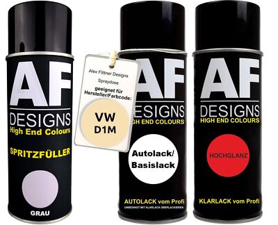 Spritzfüller Set für VW D1M Dubai Taxi Corp. Beige Klarlack Spritzfüller Grundie