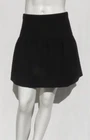 J CREW Women’s Black Textured Crepe Fit and Flare Flounce Mini Skirt size 2 EUC