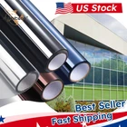 rabbitgoo One Way Mirror Window Film Tint Anti UV Reflective Glass Sticker Home