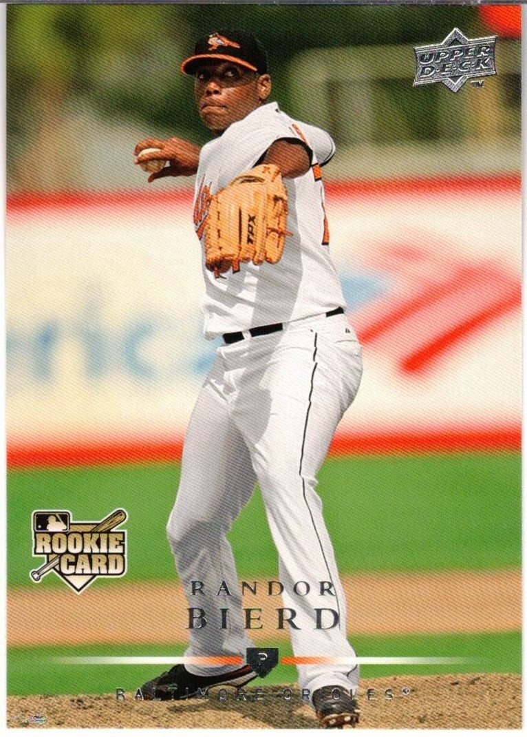 Randor Bierd 2008 Upper Deck RC
