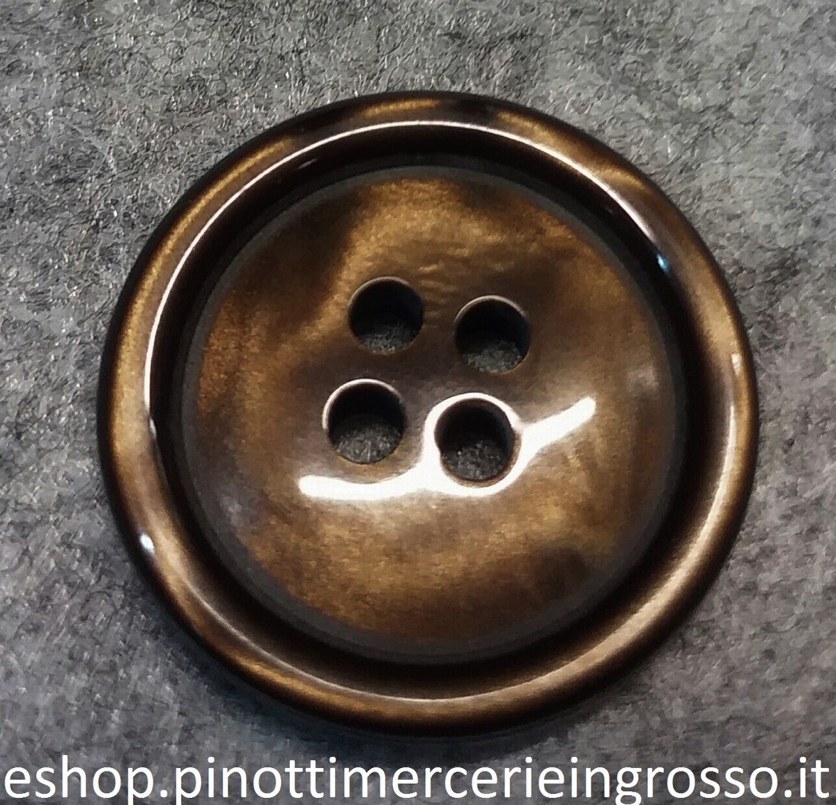 14 Bottoni Set Cappotto Blu / Trasparente 4 Fori Resina 4 X 2,2 Cm 10 X - Foto 6