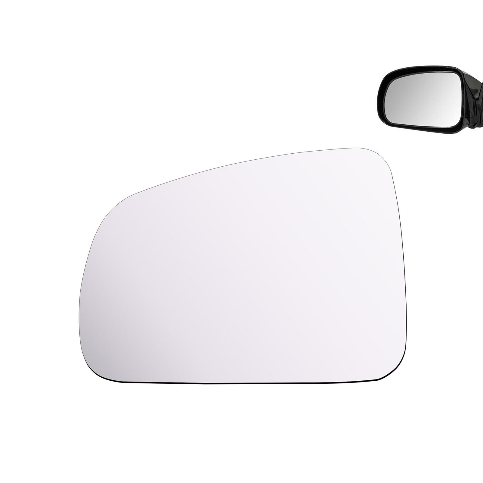 2006 Pontiac Grand Prix Driver Side Left Flat Mirror Glass Replacement 4159-image