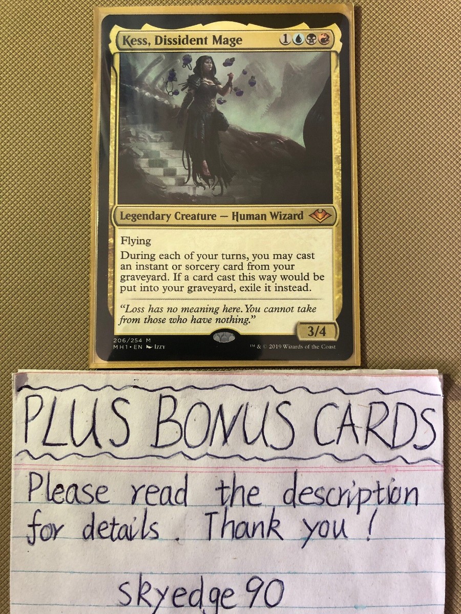 Kess, Dissident Mage - NM - MH1 - Popular Commander - Card