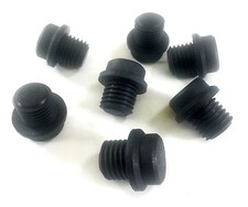  1 BLACK THREADED RUBBER POOL BILLIARD CUE REPLACEMENT BUMPER - HEAVY DUTY