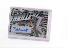 2022 Leaf Metal Draft Thrillerz Zebra Autographs Noah Schultz Rookie Auto 1/1
