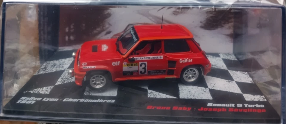 RENAULT 8 TURBO RALLYE LYON-CHARBONNIÈRES 1981 LE LEGGENDE DEI RALLY N.#18 1:43 - Immagine 2 di 4