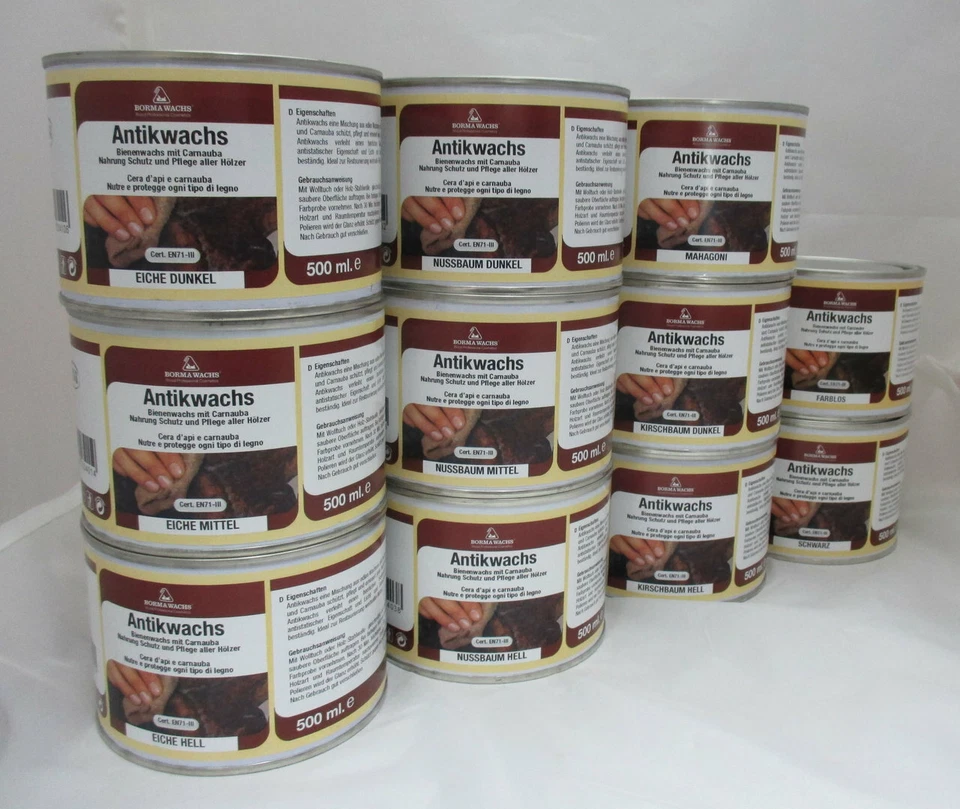 LIBERON Antikwachs von Borma pastös - 500 ml verschiedene Farben