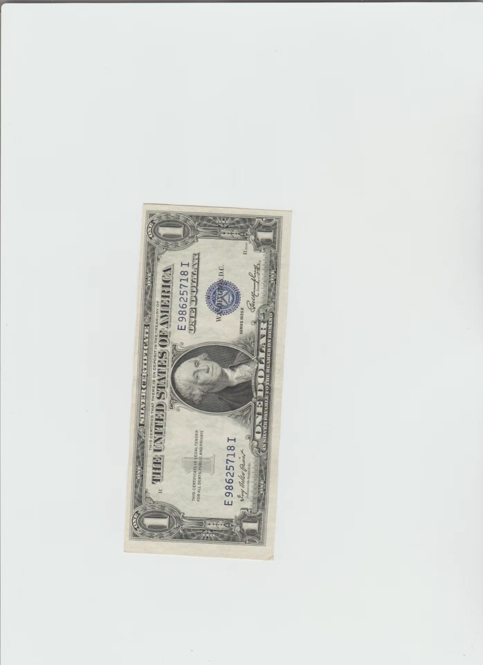 Lightly Circulated 1935-E Silver Certificate - Image 2 of 4