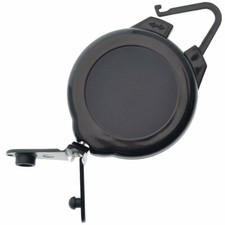 5 Pack - Heavy Duty Retractable Ski Lift Ticket Badge Holder w/ Flex Hook  Snap